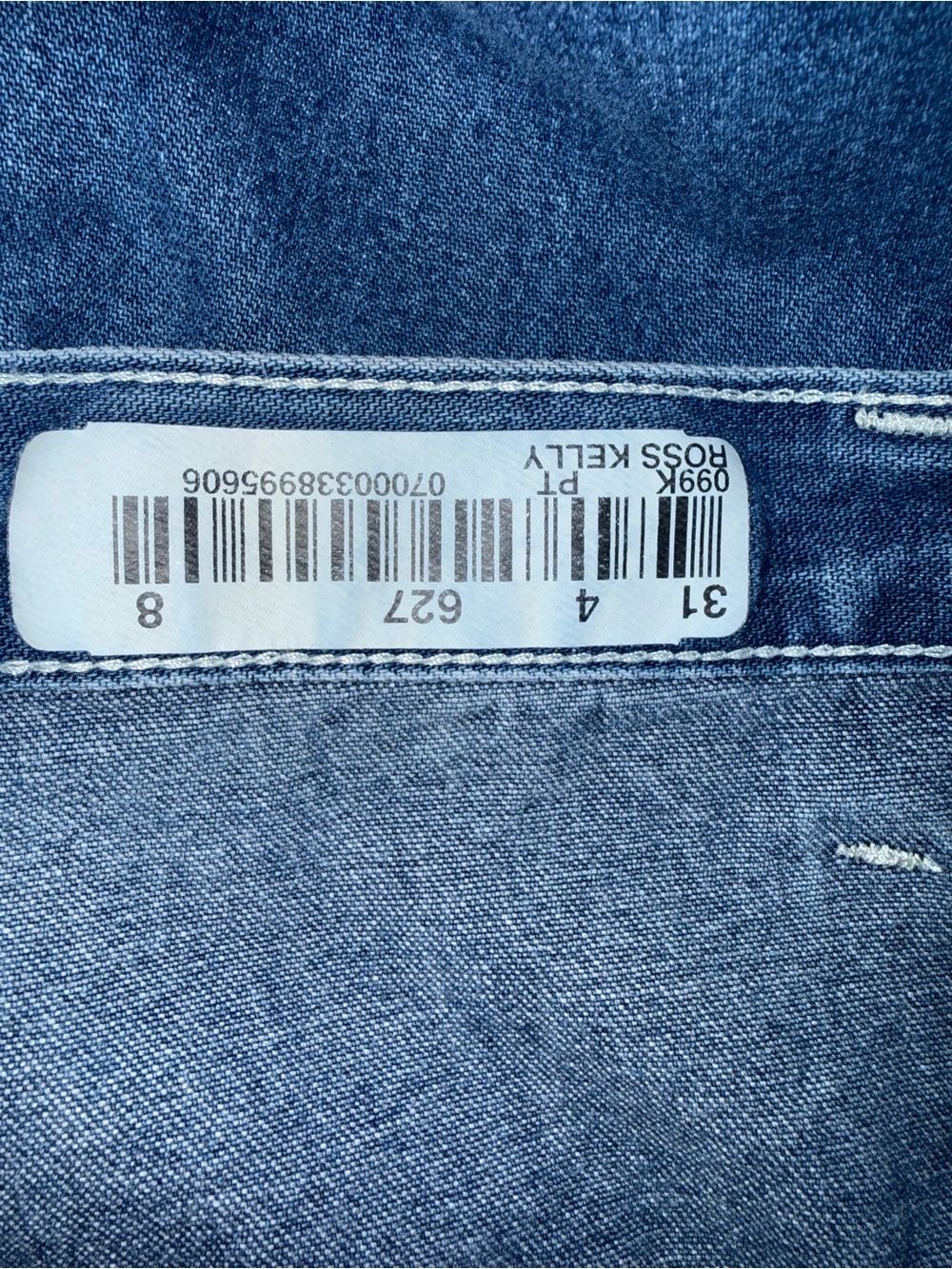 Mens Cartheart Classic Straight-Leg Blue Jeans - Picture 5 of 6